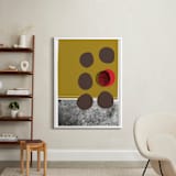 "abstracciones vol.2" - Art Print in olive by Aspacia Kusulas - In a Room