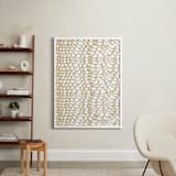 "The Rapids" - Art Print in Gold by rose lindo - In a Room