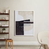 "Last Tuesday" - Art Print in Sand by Jennifer Daily - In a Room