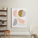 "Shifting" - Art Print in Blush by Kelly Nasuta - In a Room