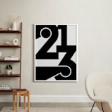 "LA  213" - Art Print in Black and White by Jennifer Morehead - In a Room