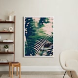 "Labyrinths" - Art Print in forest green by ALICIA BOCK - In a Room