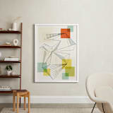 "We are all connected" - Art Print in Muted Multi by Jennifer Morehead - In a Room