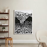 "La Torre" - Art Print in Noir by Liz Conley - In a Room