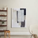 "History Repeats" - Art Print in Sand by Jennifer Daily - In a Room