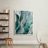 "Flow Through Me" - Art Print in Flow by Debi Perkins - In a Room