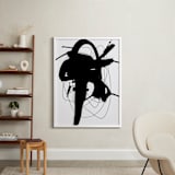 "synapse" - Art Print in Black and White by Ilana Greenberg - In a Room