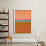 "Horizons I" - Art Print in Sunset by Sumak Studio - In a Room