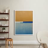 "Horizons II" - Art Print in Marigold by Sumak Studio - In a Room