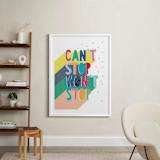 "Can't Stop" - Art Print in Candy by Katy Clemmans - In a Room