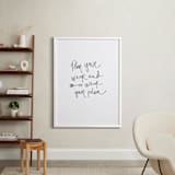 "Success" - Art Print in Fog Grey by Katie Craig - In a Room