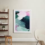 "Vivid Splash" - Art Print in Ocean by Melanie Severin - In a Room