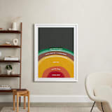 "The Earth" - Art Print in Magma by Erica Krystek - In a Room