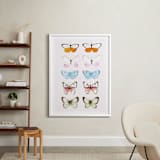 "Butterfly Study" - Art Print in Blush by Megan Kelso - In a Room