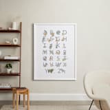 "The Animalphabet" - Art Print in Sand by Genevra Bell - In a Room