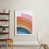 "paper rainbow" - Art Print in Rainbow by Carrie Moradi - In a Room