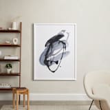 "Yod" - Art Print in Grey by Misty Hughes - In a Room
