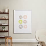 "Barnacle" - Art Print in chartreuse by Milk and Marrow - In a Room