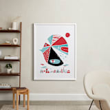 "Glink Glunk" - Art Print in Cherry by ERAY - In a Room