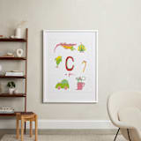 "C is For" - Art Print in White by Tereza Šašinková Lukášová - In a Room