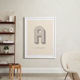 "Artisan" - Art Print in Almond by Marabou Design - In a Room