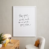 "Success" - Art Print in Fog Grey by Katie Craig - In a Room
