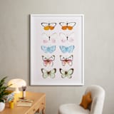 "Butterfly Study" - Art Print in Blush by Megan Kelso - In a Room