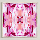 "Guava Dance" - Art Print in Guava by Katie Craig - Framed