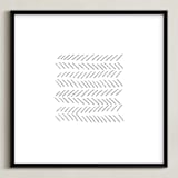 "Arrows" - Art Print in ebony by Waldo Press - Framed