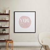 "you and me" - Art Print in Petal by Paper Rose - In a Room
