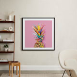 "Pineapple Crown" - Art Print in Vibe by EttaVee - In a Room