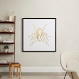 "So Fly" - Art Print in Gold by rose lindo - In a Room
