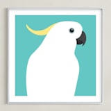 "Hey, You Looking At Me? II" - Art Print in Vibrant Tones by IGGI - Framed