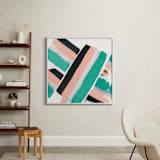 "Togetherness" - Art Print in Summer Rose by Christina Flowers - In a Room