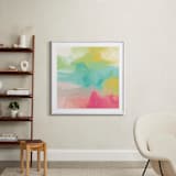 "It's Lit" - Art Print in Persian Green by Artsy Canvas Girl Designs - In a Room