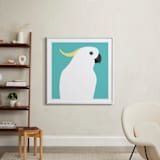 "Hey, You Looking At Me? II" - Art Print in Vibrant Tones by IGGI - In a Room