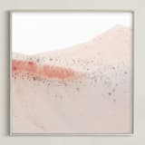"Mountainside " - Art Print in Sand by Sadie Holden - Framed