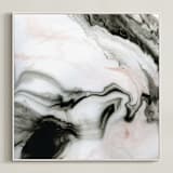 "Ethereal Marble" - Art Print in Dusted by Melanie Severin - Framed Canvas