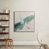 "A Way Through Here 2" - Art Print in Dusty Green by Jamie J. Kim - In a Room