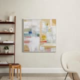"Rising Sun" - Art Print in Cream by Katie Wahn - In a Room