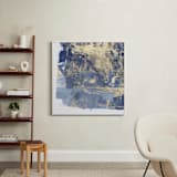 "Glow Stone I" - Art Print in Sapphire by Julia Contacessi - In a Room
