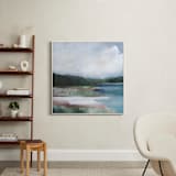 "Torrey Pines I" - Art Print in Torrey Blue by AlisonJerry - In a Room