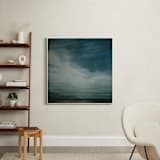 "Windfall" - Art Print in teal blue by Kelly Money - In a Room