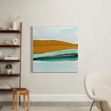 "Arctic Ice" - Art Print in mint green by Caryn Owen - In a Room