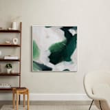 "Oja" - Art Print in Emerald by Parima Studio - In a Room