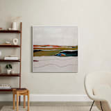 "Beckett's Poem" - Art Print in French vanilla by Caryn Owen - In a Room