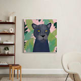 "Fierce" - Art Print in White by Megan Zang - In a Room