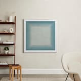 "depth" - Art Print in White by Jennifer Morehead - In a Room
