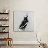 "Mother Embrace Square" - Art Print in Black by Kate Ahn - In a Room