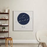 "Stardust Planet" - Personalized Art Print in Stardust by Kennedi Shaw - In a Room